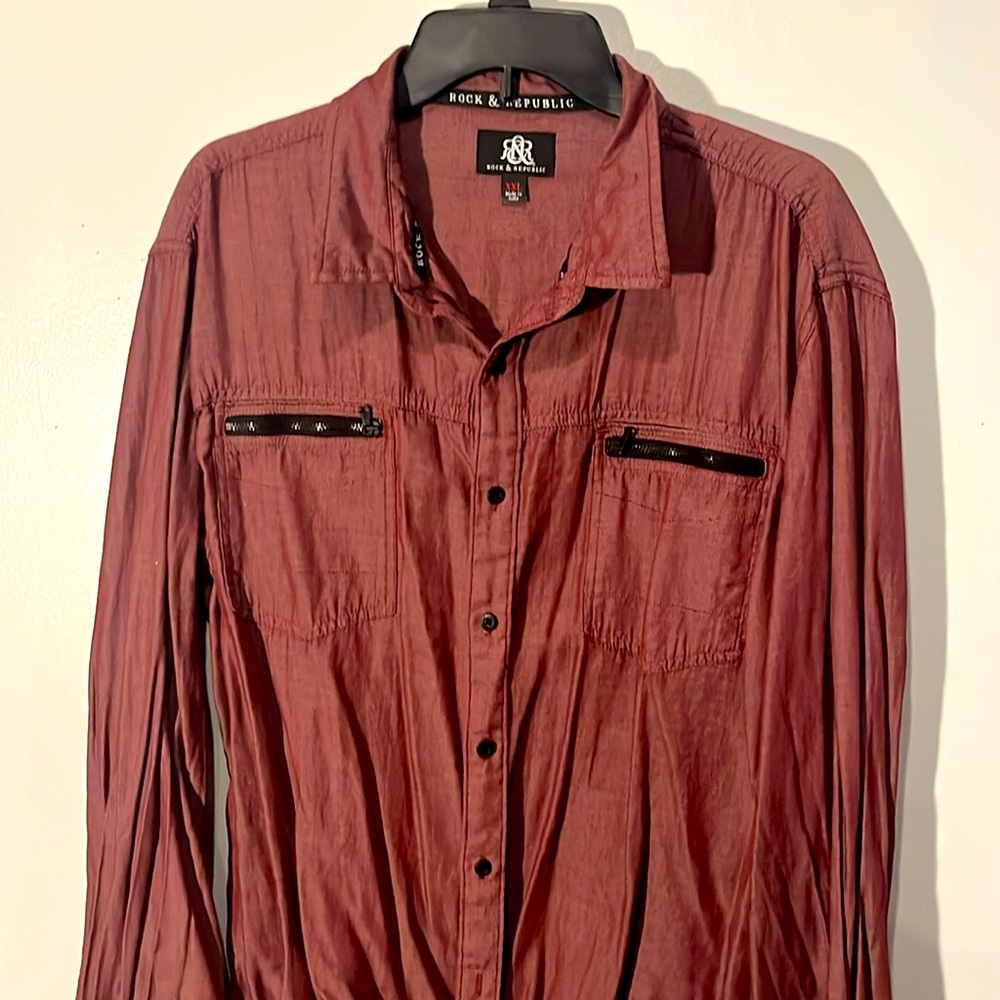 Rock and Republic long sleeve flannel